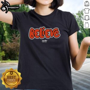 Top Believe Philadelphia Flyers NHL Basic Ladies Tee featuring team logo and stylish design for female fans.