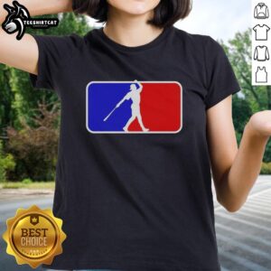 Premium The Natural MLB Logo Ladies Tee featuring a stylish design perfect for baseball fans and casual wear.