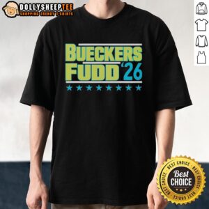 Nice Bueckers Fudd 2026 T-Shirt featuring a stylish design, perfect for fans and supporters of rising basketball star.