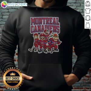 Alt Text: Awesome Montreal Canadiens Super Mario Team Ice Hockey Hoodie featuring vibrant graphics and a cozy design.