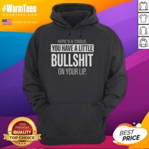 Funny Bullshit On Your Lip Hoodie featuring a humorous graphic design, perfect for casual wear and making a statement.
