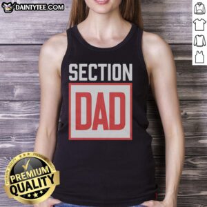 Awesome Section Dad Logo Tank Top featuring a stylish design perfect for casual wear and summer outings.