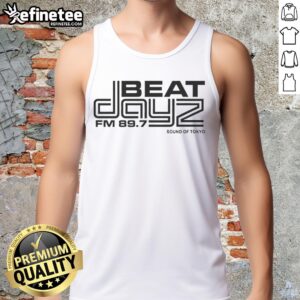 Good Beatdayz Interfm89.7 Sound of Tokyo tank top showcasing vibrant design and stylish urban fashion.