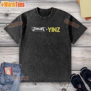 Original Jawn More Than Yinz washed t-shirt in casual style, perfect for everyday wear and showcasing Pittsburgh pride.