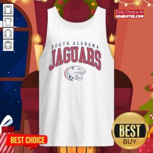 Premium South Alabama Jaguars classic logo tank top featuring vibrant colors and sporty design for fans.