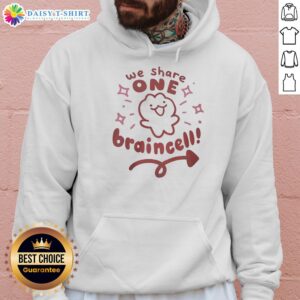 Nice We Share One Braince Hoodie featuring a unique design, perfect for casual wear and expressing creativity.