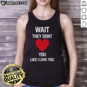 Official Kang Seul Gi 'Wait They Don't Like I Love You' tank top featuring a stylish design and vibrant colors.