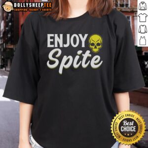 Original Enjoy Spite Ladies Tee featuring a stylish design and comfortable fit for casual wear.