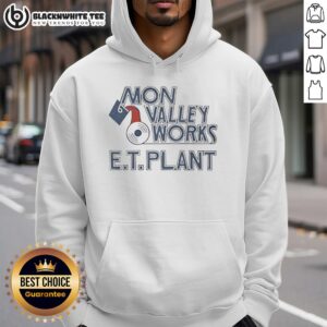 Good Mon Valley Works Edgar Thomson Plant hoodie featuring industrial design and vibrant colors, perfect for fans.