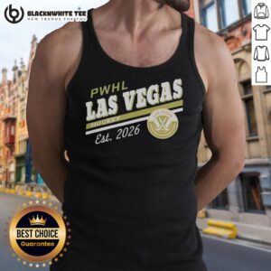 Awesome PWHL Las Vegas Sportiqe Duke Est 2026 tank top in vibrant colors, perfect for sports fans and casual wear.