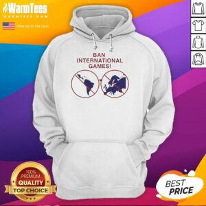 Alt Text: Nice Ban International Games Hoodie featuring vibrant design and comfortable fit for sports enthusiasts.