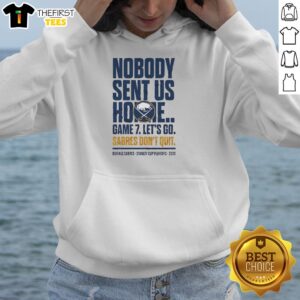 Good Buffalo Sabres hoodie celebrating Game 7 bound NHL Playoff 2026, perfect for fans showcasing team spirit.