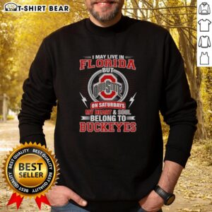 Ohio State Buckeyes sweatshirt for Florida fans, featuring original design and vibrant team colors.