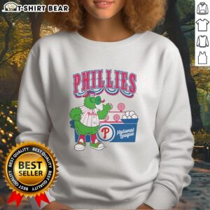 Top Preschool Mitchell & Ness Cream Philadelphia Phillies Step Back Up Sweatshirt for young fans.