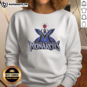 Top Sacramento Monarchs 97 sweatshirt featuring bold team logo and vibrant colors, perfect for fans and collectors.