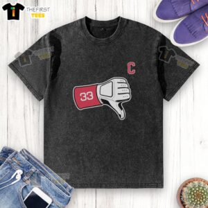 Hot Section 10 33 Thumbs Down washed t-shirt featuring a unique graphic design and comfortable fit, perfect for casual wear.