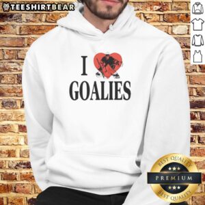 Good I Love Goalies Dan Vladar Hockey Philadelphia Flyers Fans T-Shirt - Image 2