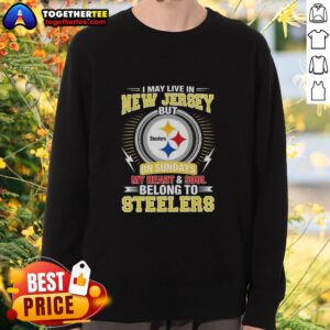 Comfortable Steelers sweatshirt for fans living in Georgia, showcasing love for New Jersey NFL team on game days.