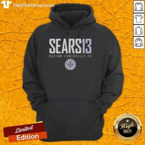 Nice Sears 13 Racing Louisville FC hoodie featuring team colors and logo, perfect for fans and casual wear.