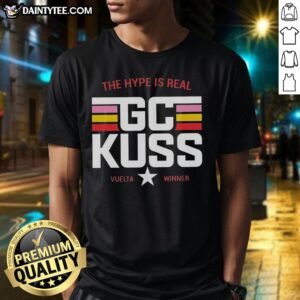 Nice Gc Kuss La Machine Team Jumbo-Visma Sepp Kuss T-Shirt featuring vibrant design and cycling theme.