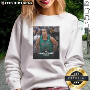 Official Rip Jason Collins Rest In Peace 1978-2026 Sweatshirt featuring a tribute design honoring his legacy.