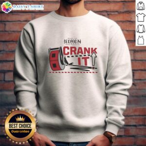 Alt Text: Good Carolina Hurricanes NHL Rinky Crank It Sound The Siren 2026 Playoffs Sweatshirt showcasing team spirit and style.