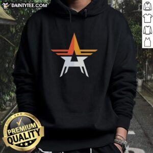 Vintage Houston Astros star logo hoodie in a stylish design, perfect for fans and retro sports fashion enthusiasts.