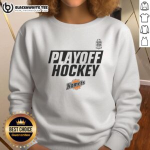 Good Fort Wayne Komets playoff hockey sweatshirt featuring team logo and colors, perfect for fans supporting their team.