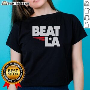 Good New England Patriots Beat LA Ladies Tee featuring team logo and stylish design, perfect for fans and game day wear.