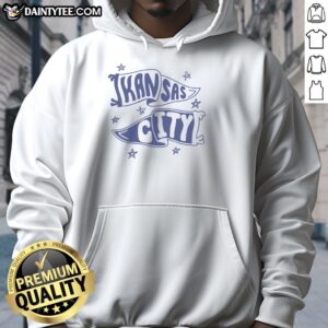Stylish Hot Kansas City Pennants Hoodie showcasing vibrant team colors and logo for sports fans.