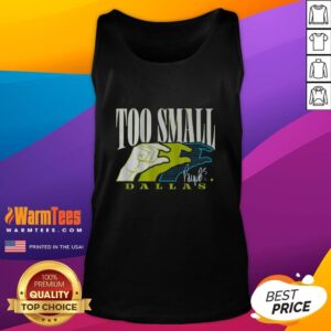 Original Paige Bueckers Too Small Dallas tank top featuring a stylish design for basketball fans.