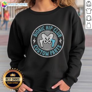 Custom sweatshirt from Good Bionic Hip Club featuring unique design and vibrant colors for hip enthusiasts.