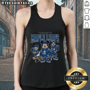 Awesome Toronto Maple Leafs Disney team ice hockey tank top featuring vibrant graphics and a stylish design for fans.