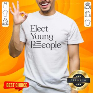Premium Tony Goldwyn Elect Young People T-Shirt featuring a vibrant design, perfect for supporting youth engagement.