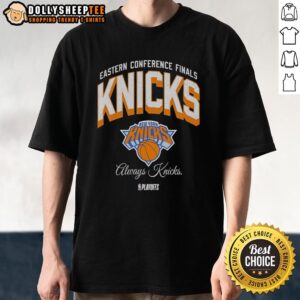 Awesome New York Knicks NBA Playoffs Eastern Conference Finals vintage t-shirt featuring the iconic Knicks logo.