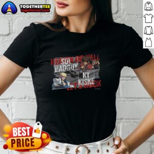 Pretty Heaven or Hell Let's Rock Sol Badguy Ky Kiske Ladies Tee featuring vibrant graphics and stylish design.