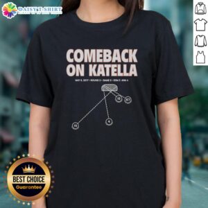 Nice Ducks comeback during Round 2 Game 5 against EDM on May 5, 2017, featured on a Ladies Tee shirt.