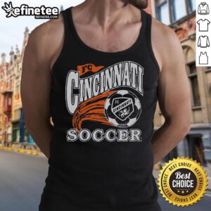 Good FC Cincinnati Retro Heritage Tank Top featuring vibrant colors and classic design, perfect for fans.