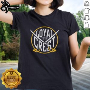 Good Buffalo Sabres Loyal to the Crest Ladies Tee featuring team colors and logo on soft fabric, perfect for fans.