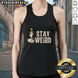Nice Snoopy Is Weird tank top featuring a playful Snoopy design, perfect for casual wear and Peanuts fans.