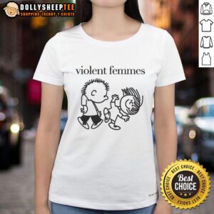 Awesome Violent Femmes Ladies Tee featuring a stylish graphic design, perfect for fans of alternative music.