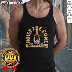 Konnor Griffin wearing a stylish Pittsburgh Pirates tank top, showcasing team pride in a casual outfit.
