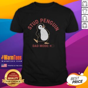 Good Stud Penguin T-Shirt featuring a playful penguin graphic, perfect for animal lovers and casual wear.