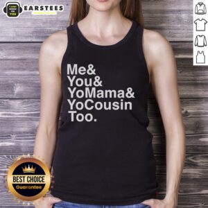 Outkast band tank top featuring 'Me And You And Yomama And Yocousin Too' design, perfect for music fans and casual wear.