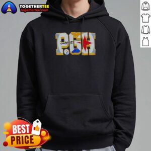 Alt Text: Pretty Pittsburgh Steelers NFL graphic hoodie featuring bold team colors and logo for stylish football fans.