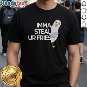 Good Imma Steal Ur Fries T-Shirt featuring playful fries graphic, perfect for food lovers and humor enthusiasts.