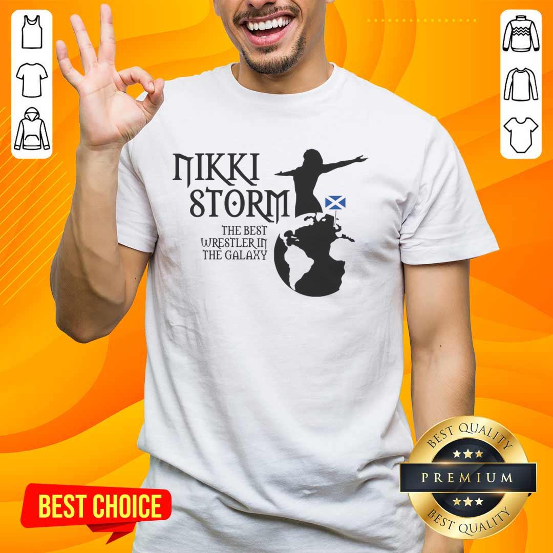 nice-best-in-the-galaxy-nikki-storm-scotland-and-planet-storm-t-shirt-1 Alt Text: Nikki Storm Scotland T-Shirt featuring 'Best In The Galaxy' design and Planet Storm graphic, perfect for fans.