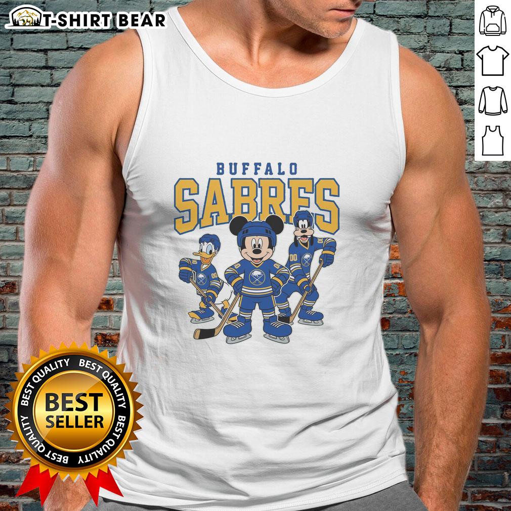 Nice Buffalo Sabres Disney Team Ice Hockey Tank Top Buffalo Sabres Disney team ice hockey tank top featuring vibrant graphics and a comfortable fit for fans.