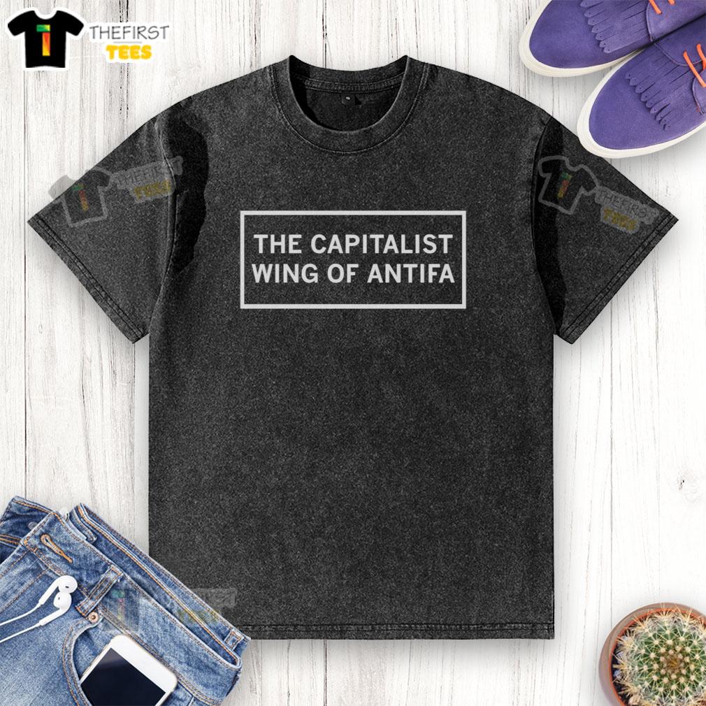 nice-capitalist-wing-of-antifa-frame-letter-washed-t-shirt Nice Capitalist Wing of Antifa Frame Letter washed t-shirt featuring bold graphics on a casual style.