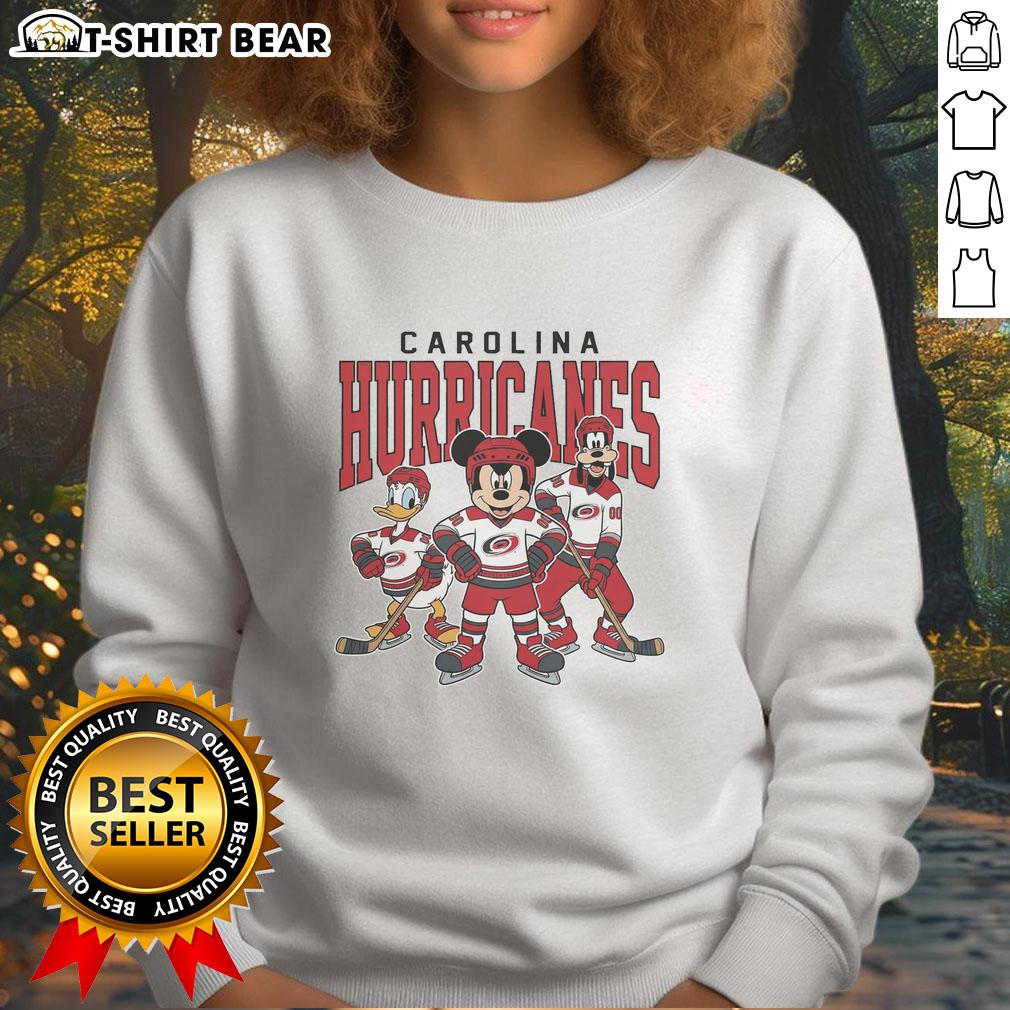 Nice Carolina Hurricanes Disney Team Ice Hockey Sweatshirt Nice Carolina Hurricanes Disney team ice hockey sweatshirt featuring vibrant graphics and a cozy design for fans.
